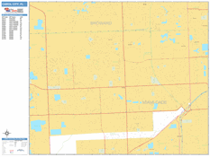 Carol City Digital Map Basic Style